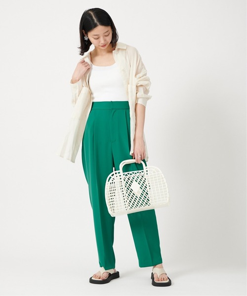 U by SPICK&SPAN(ユーバイスピックアンドスパン)の「【SUN JELLIES/サンジェリーズ】 PETRO BASKET LARGEハンドバッグ(ハンドバッグ・レディース・ブラック/ホワイト系その他/ベージュ・FREE)」の11枚目の写真