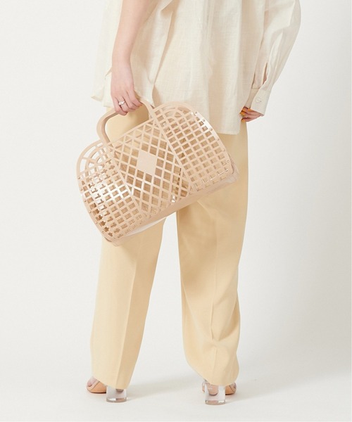 U by SPICK&SPAN(ユーバイスピックアンドスパン)の「【SUN JELLIES/サンジェリーズ】 PETRO BASKET LARGEハンドバッグ(ハンドバッグ・レディース・ブラック/ホワイト系その他/ベージュ・FREE)」の5枚目の写真