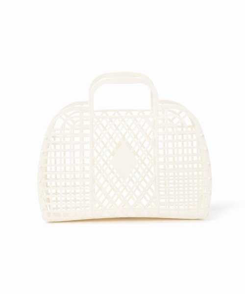 U by SPICK&SPAN(ユーバイスピックアンドスパン)の「【SUN JELLIES/サンジェリーズ】 PETRO BASKET LARGEハンドバッグ(ハンドバッグ・レディース・ブラック/ホワイト系その他/ベージュ・FREE)」の14枚目の写真
