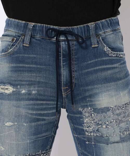 surt（サート）の「SURT/サート/BANDANA REMEKE DENIM/バンダナ