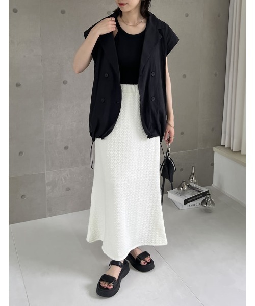 Re:EDIT（リエディ）の「ワイドストラップ厚底スポーツサンダル（サンダル・レディース・ホワイト/ブラック・XX-LARGE/MEDIUM/SMALL/LARGE/X-LARGE）」の19枚目の写真