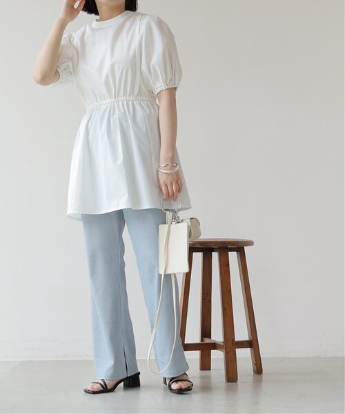 frames RAY CASSIN（フレームスレイカズン）の「スリット入り太リブパンツ（その他パンツ・レディース・サックスブルー/イエロー/キナリ・FREE）」の7枚目の写真