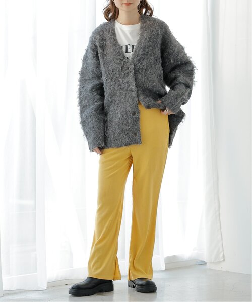 frames RAY CASSIN（フレームスレイカズン）の「スリット入り太リブパンツ（その他パンツ・レディース・サックスブルー/イエロー/キナリ・FREE）」の10枚目の写真