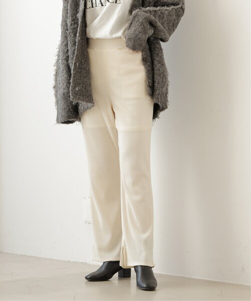 frames RAY CASSIN（フレームスレイカズン）の「スリット入り太リブパンツ（その他パンツ・レディース・サックスブルー/イエロー/キナリ・FREE）」の14枚目の写真