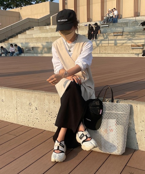 MLI'A（エムリア）の「リネンライクノーカラー／ジレ（テーラードジャケット・レディース・ブラウン/アイボリー/ブラック/イエロー・M）」の17枚目の写真