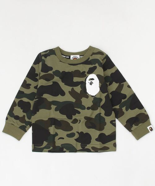 1ST CAMO BIG COLLEGE L/S TEE K