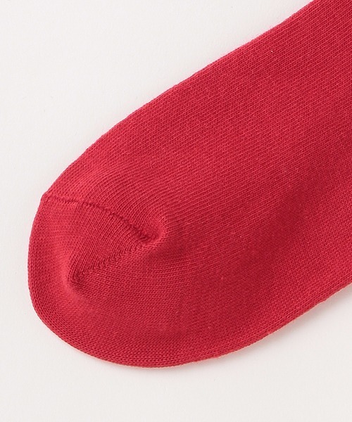 by LOVEiT(バイラビット)の「シアークルー丈ソックス(ソックス/靴下・キッズ・レッド/ブラック/グリーン/オフホワイト・L/M/S/LL)」の6枚目の写真