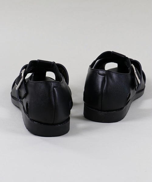 SPINNS（スピンズ）の「フェイクレザー グルカサンダル（サンダル・メンズ・ブラック・M/L）」の10枚目の写真