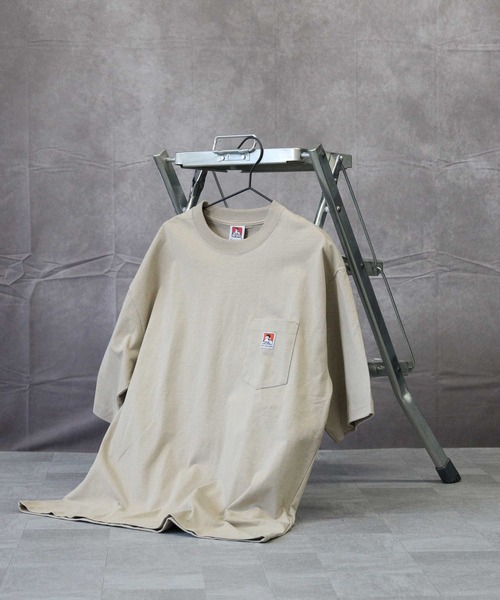 BEN DAVIS(ベンデイビス)の「【BEN DAVIS】ポケットビッグTシャツ(Tシャツ/カットソー・メンズ・イエロー/パープル/キャメル/ライトグレー/グレー/ロイヤルブルー/ダークグレー/ターコイズブルー/ブラック/グリーン/ホワイト/ベージュ/ライム・XL/L/M/S)」の7枚目の写真