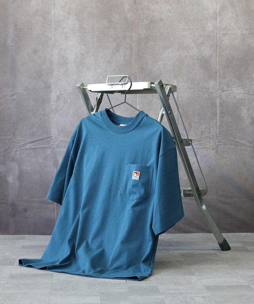 BEN DAVIS(ベンデイビス)の「【BEN DAVIS】ポケットビッグTシャツ(Tシャツ/カットソー・メンズ・イエロー/パープル/キャメル/ライトグレー/グレー/ロイヤルブルー/ダークグレー/ターコイズブルー/ブラック/グリーン/ホワイト/ベージュ/ライム・XL/L/M/S)」の16枚目の写真