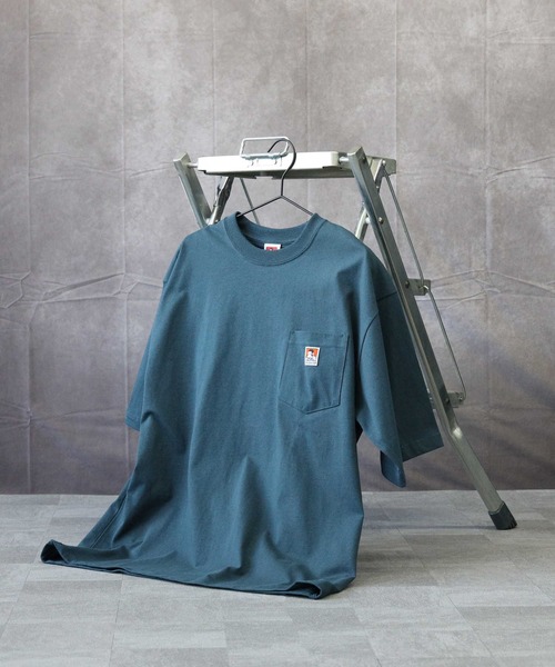 BEN DAVIS(ベンデイビス)の「【BEN DAVIS】ポケットビッグTシャツ(Tシャツ/カットソー・メンズ・イエロー/パープル/キャメル/ライトグレー/グレー/ロイヤルブルー/ダークグレー/ターコイズブルー/ブラック/グリーン/ホワイト/ベージュ/ライム・XL/L/M/S)」の18枚目の写真