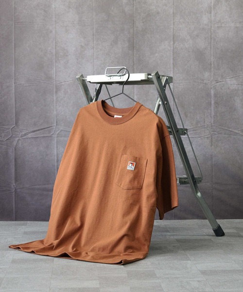 BEN DAVIS(ベンデイビス)の「【BEN DAVIS】ポケットビッグTシャツ(Tシャツ/カットソー・メンズ・イエロー/パープル/キャメル/ライトグレー/グレー/ロイヤルブルー/ダークグレー/ターコイズブルー/ブラック/グリーン/ホワイト/ベージュ/ライム・XL/L/M/S)」の20枚目の写真