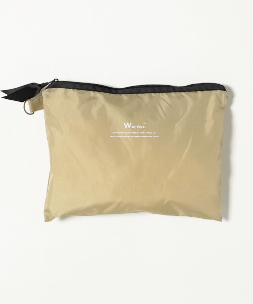 Wpc.（ダブリュピーシー）の「Wpc.:〈手洗い可能〉アースカラー ロング モッズ レイン コート（レインコート/ポンチョ・レディース・ベージュ/グレー/オリーブ・ONE SIZE）」の15枚目の写真
