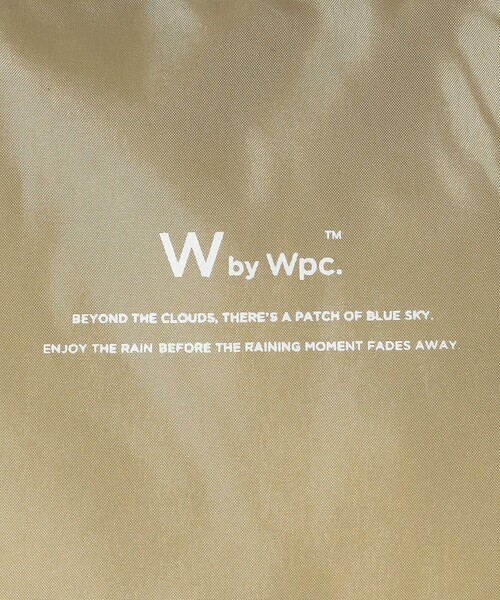 Wpc.（ダブリュピーシー）の「Wpc.:〈手洗い可能〉アースカラー ロング モッズ レイン コート（レインコート/ポンチョ・レディース・ベージュ/グレー/オリーブ・ONE SIZE）」の17枚目の写真