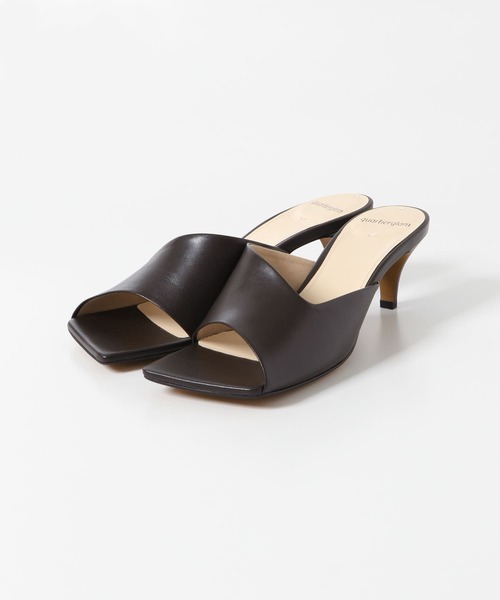 quartierglam(カルチェグラム)の「quartierglam ASYMMETRY MULE(サンダル・レディース・ダークブラウン・37.5/36.5)」の7枚目の写真