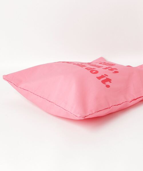 WEGO（ウィゴー）の「WEGO/【一部店舗限定】ロゴペラトート（トートバッグ・レディース・ブルー/ライム/ピンク/ホワイト・FREE）」の22枚目の写真