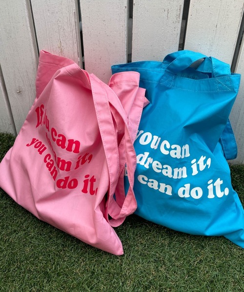 WEGO（ウィゴー）の「WEGO/【一部店舗限定】ロゴペラトート（トートバッグ・レディース・ブルー/ライム/ピンク/ホワイト・FREE）」の15枚目の写真