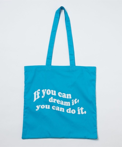 WEGO（ウィゴー）の「WEGO/【一部店舗限定】ロゴペラトート（トートバッグ・レディース・ブルー/ライム/ピンク/ホワイト・FREE）」の8枚目の写真