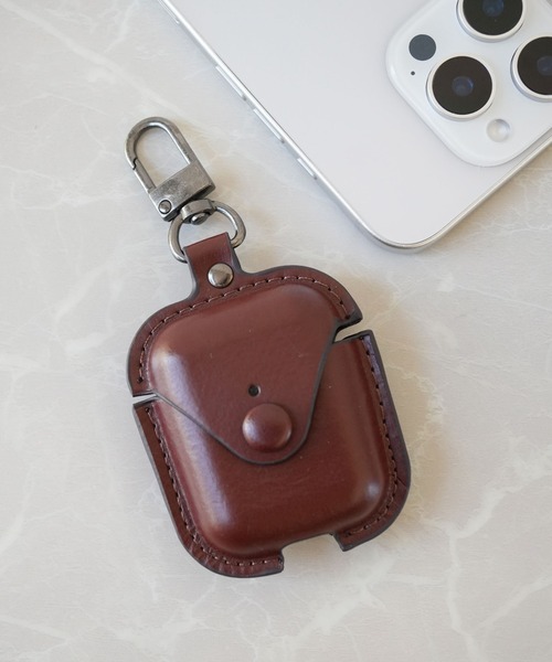 Port（ポート）の「フェイクレザー AirPods1/2 / AirPods Pro 専用 ソフト イヤフォンケース（ヘッドフォン/イヤホン・レディース・ブラック/ブラウン/ダークブラウン/ネイビー/ブラウン系その他/ダークグリーン・A/B）」の13枚目の写真