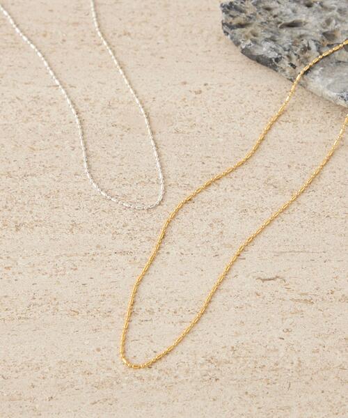 CITEN（シテン）の「＜CITEN＞ボールチェーンスライド ネックレス（ネックレス・レディース・シルバー/ゴールド・FREE）」の3枚目の写真