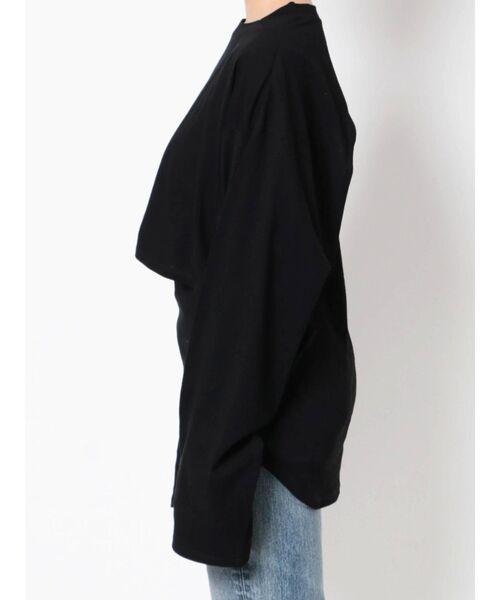 Ungrid(アングリッド)の「レイヤードバックオープンTee(Tシャツ/カットソー・レディース・グリーン/オフホワイト/ブラック・FREE)」の17枚目の写真