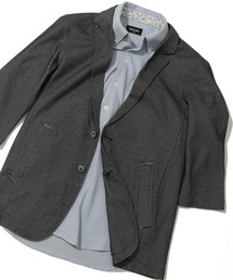 MEN'S BIGI | ハニカムボーダーカットジャケット(テーラードジャケット)