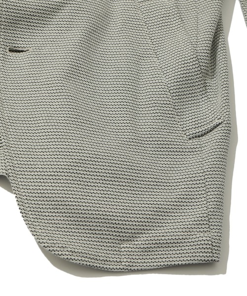 MEN'S BIGI（メンズビギ）の「ハニカムボーダーカットジャケット（テーラードジャケット・メンズ・ホワイト/ネイビー・01/02/03/04）」の15枚目の写真