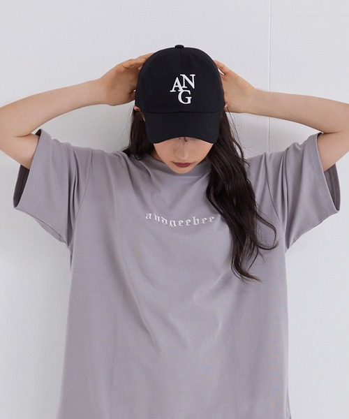 ANDGEEBEE（アンジービー）の「UNISEX フロントロゴキャップ（キャップ・レディース・ブラック×ホワイト・FREE）」の3枚目の写真
