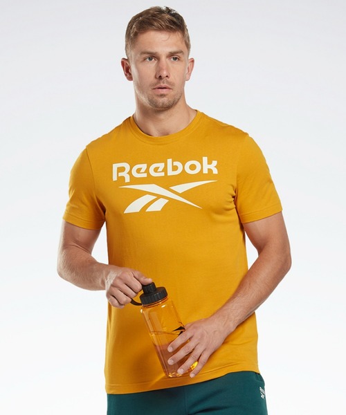 Reebok(リーボック)の「 アイデンティティ ビッグ ロゴ Tシャツ / Identity Big Logo T-Shirt /(Tシャツ/カットソー・メンズ・レッド/ホワイト/ブラック/イエロー/グレー/グリーン・X-LARGE/MEDIUM/X-SMALL/XX-LARGE/LARGE/SMALL/XXX-LARGE)」の5枚目の写真