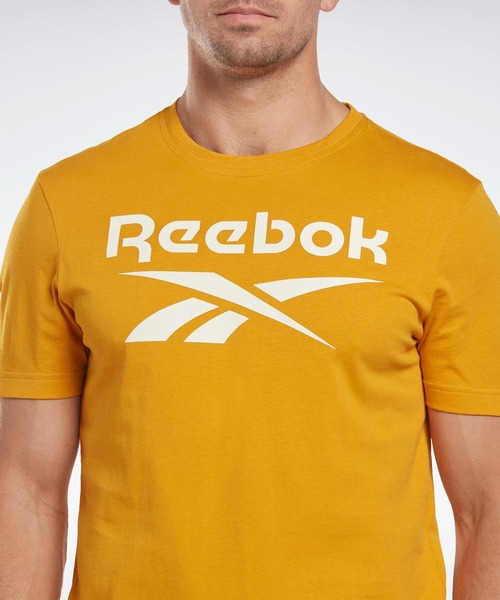 Reebok(リーボック)の「 アイデンティティ ビッグ ロゴ Tシャツ / Identity Big Logo T-Shirt /(Tシャツ/カットソー・メンズ・レッド/ホワイト/ブラック/イエロー/グレー/グリーン・X-LARGE/MEDIUM/X-SMALL/XX-LARGE/LARGE/SMALL/XXX-LARGE)」の14枚目の写真