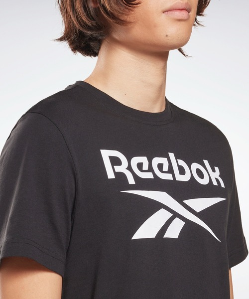 Reebok(リーボック)の「 アイデンティティ ビッグ ロゴ Tシャツ / Identity Big Logo T-Shirt /(Tシャツ/カットソー・メンズ・レッド/ホワイト/ブラック/イエロー/グレー/グリーン・X-LARGE/MEDIUM/X-SMALL/XX-LARGE/LARGE/SMALL/XXX-LARGE)」の8枚目の写真