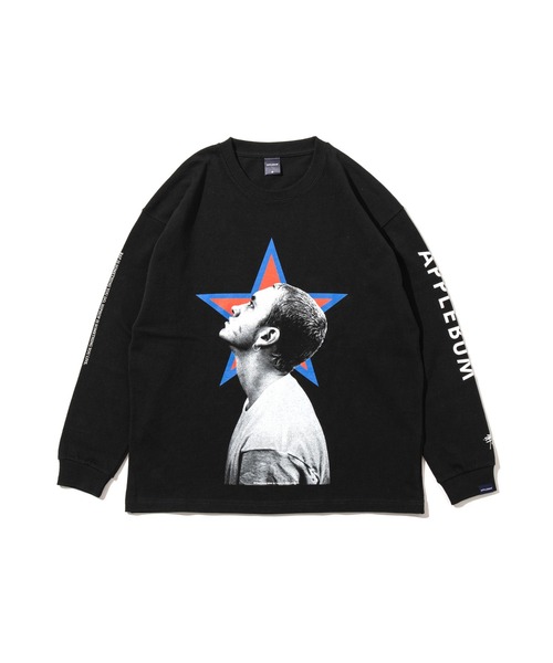 APPLEBUM（アップルバム）の「"EMN" L/S T-shirt（Tシャツ/カットソー・メンズ・ホワイト/ブラック・MEDIUM/LARGE/X-LARGE）」の2枚目の写真