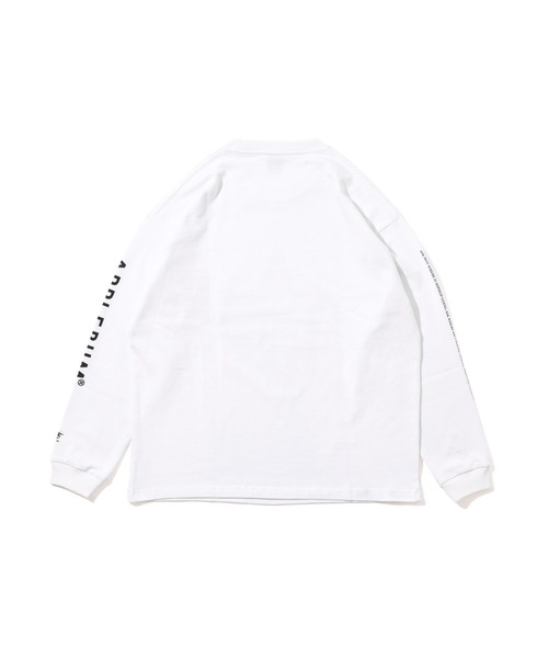 APPLEBUM（アップルバム）の「"EMN" L/S T-shirt（Tシャツ/カットソー・メンズ・ホワイト/ブラック・MEDIUM/LARGE/X-LARGE）」の3枚目の写真