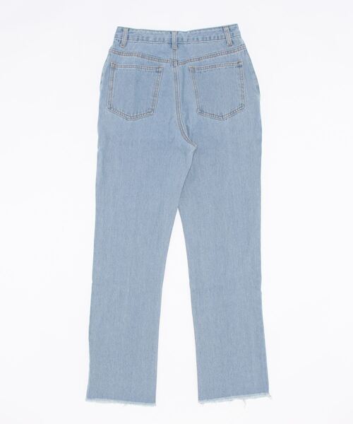 anap mimpi(アナップミンピ)の「センターライン裾スリットデニムパンツ(デニムパンツ・レディース・ブルー・S/M)」の13枚目の写真