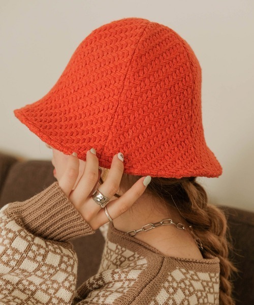 MAISON SPECIALイタリーヤーンニットチューリップハット新品タグ付き MAISON SPECIAL（メゾンスペシャル）の「《UNISEX》Italy Yarn Up