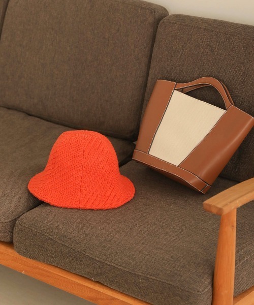 MAISON SPECIALイタリーヤーンニットチューリップハット新品タグ付き MAISON SPECIAL（メゾンスペシャル）の「《UNISEX》Italy Yarn Up