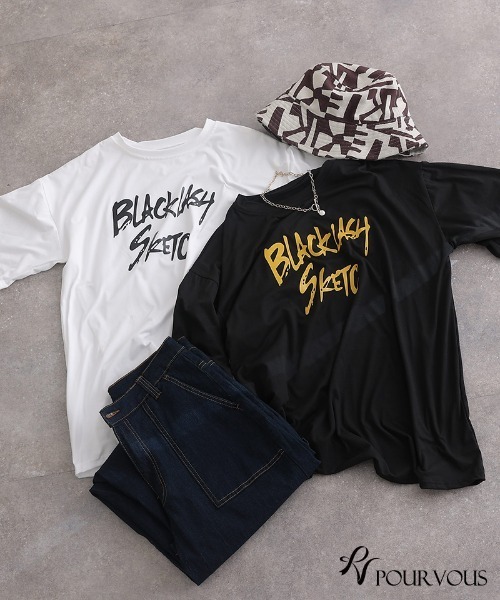 ElegChic(エレグシック)の「BIGロゴTシャツ(Tシャツ/カットソー・レディース・ホワイト/ブラック/ピンク/ホワイト系その他/ブラック系その他/ブラック系その他2・FREE)」の18枚目の写真