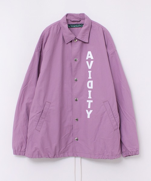 RNA（アールエヌエー）の「J2032 ボリュームコーチジャケット（ミリタリージャケット・レディース・ブラック/ダークブルー/ライトパープル・MEDIUM）」の7枚目の写真