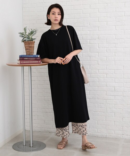 SHOO・LA・RUE（シューラルー）の「◆【SHOO ICE】マキシ丈Tシャツワンピース（ワンピース・レディース・オリーブ/ブラック/ブルー/ピンク系・00）」の15枚目の写真