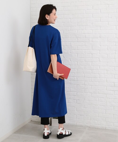 SHOO・LA・RUE（シューラルー）の「◆【SHOO ICE】マキシ丈Tシャツワンピース（ワンピース・レディース・オリーブ/ブラック/ブルー/ピンク系・00）」の17枚目の写真