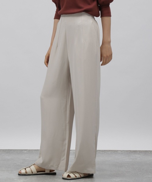 LAKOLE（ラコレ）の「ハイウエストタックワイドパンツ / 353983（その他パンツ・レディース・ブラック/ピンク/アイボリー・SMALL/MEDIUM）」の3枚目の写真