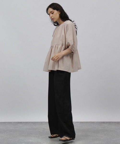 LAKOLE（ラコレ）の「ハイウエストタックワイドパンツ / 353983（その他パンツ・レディース・ブラック/ピンク/アイボリー・SMALL/MEDIUM）」の16枚目の写真