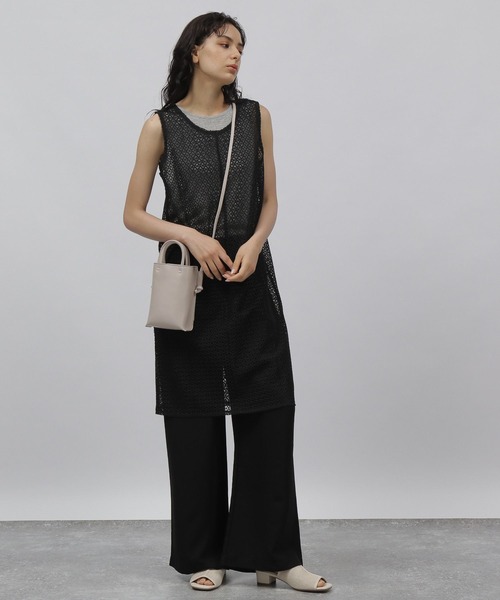 LAKOLE（ラコレ）の「ハイウエストタックワイドパンツ / 353983（その他パンツ・レディース・ブラック/ピンク/アイボリー・SMALL/MEDIUM）」の6枚目の写真