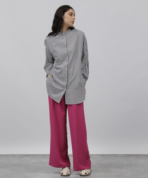 LAKOLE（ラコレ）の「ハイウエストタックワイドパンツ / 353983（その他パンツ・レディース・ブラック/ピンク/アイボリー・SMALL/MEDIUM）」の12枚目の写真