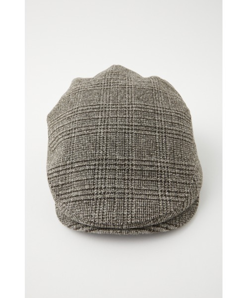 MOUSSY（マウジー）の「GLEN CHECK HUNTING キャップ（ハンチング/ベレー帽・レディース・ベージュ系その他・FREE）」の9枚目の写真