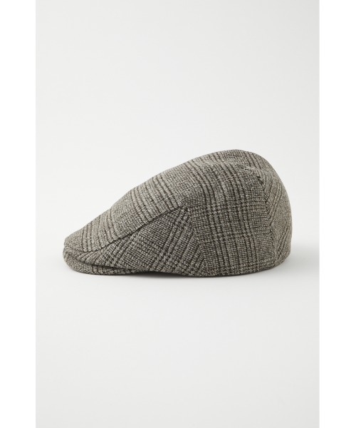 MOUSSY（マウジー）の「GLEN CHECK HUNTING キャップ（ハンチング/ベレー帽・レディース・ベージュ系その他・FREE）」の6枚目の写真