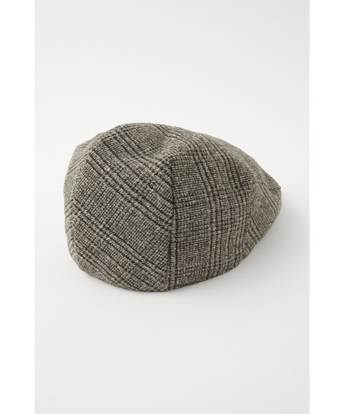 MOUSSY（マウジー）の「GLEN CHECK HUNTING キャップ（ハンチング/ベレー帽・レディース・ベージュ系その他・FREE）」の2枚目の写真