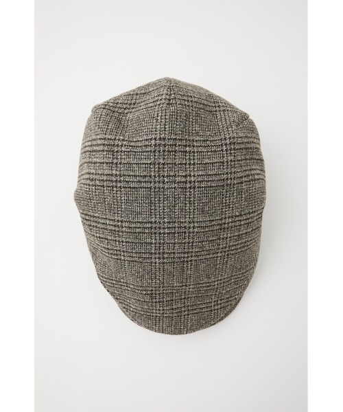 MOUSSY（マウジー）の「GLEN CHECK HUNTING キャップ（ハンチング/ベレー帽・レディース・ベージュ系その他・FREE）」の7枚目の写真