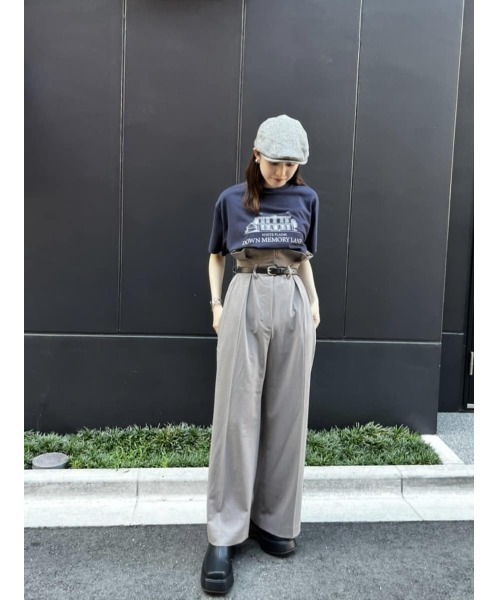 MOUSSY（マウジー）の「GLEN CHECK HUNTING キャップ（ハンチング/ベレー帽・レディース・ベージュ系その他・FREE）」の12枚目の写真