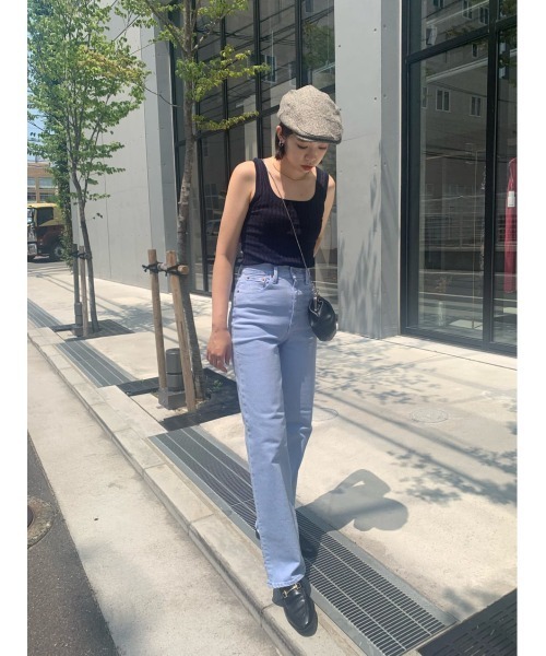 MOUSSY（マウジー）の「GLEN CHECK HUNTING キャップ（ハンチング/ベレー帽・レディース・ベージュ系その他・FREE）」の13枚目の写真